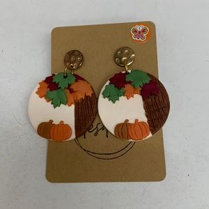 Handmade Clay Fall Earrings